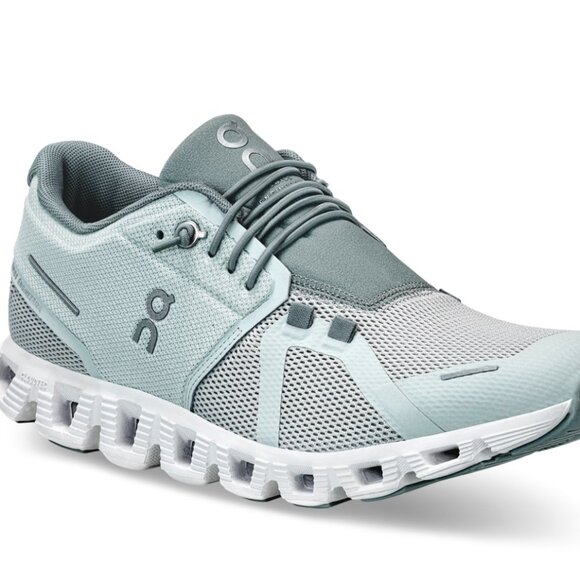 On Running Cloud 5 Women’s Trainers Athletic Shoes — Surf Cobble, Size 7.5 - Picture 1 of 10